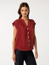 Venus Extended Shoulder Blouse Forever New