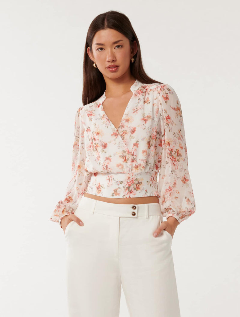 Carly Cinch Waist Top Forever New