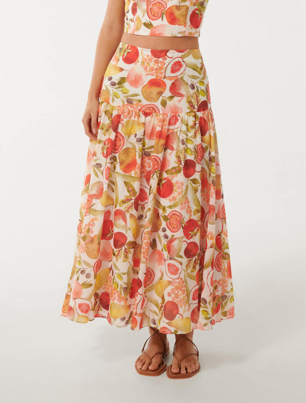 Flore Midi Skirt Forever New