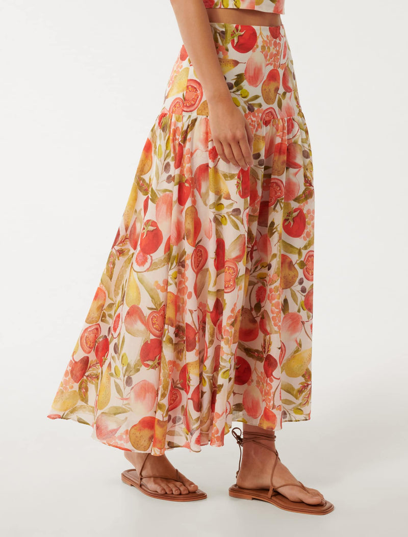 Flore Midi Skirt Forever New