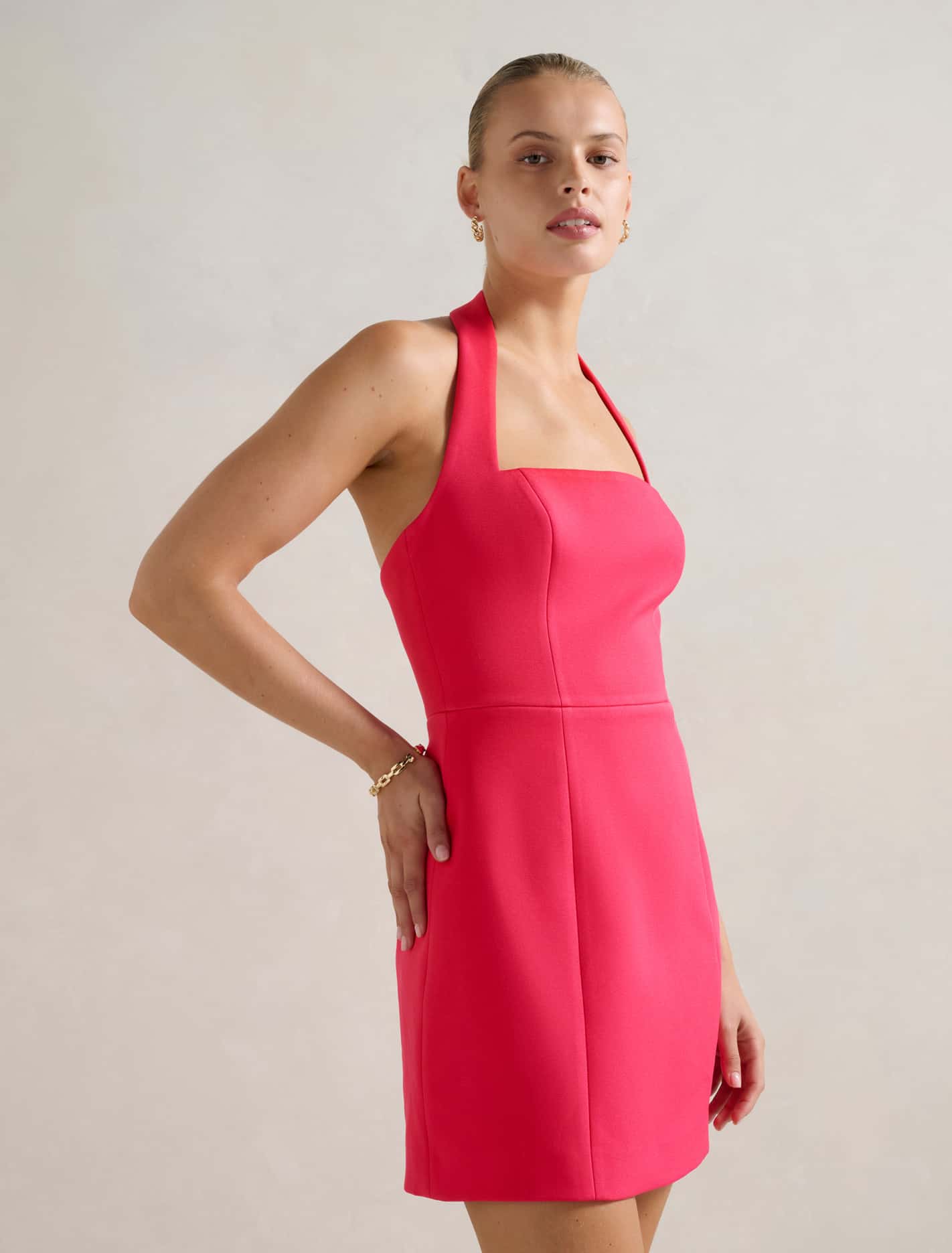 Kendall Halter Mini Dress Forever New