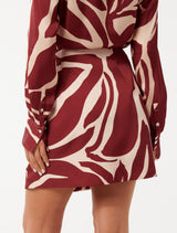 Harvey Wrap Mini Skirt Forever New