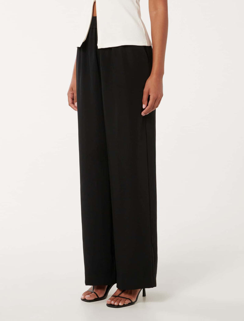 Enya Elastic Wide Leg Pants Forever New