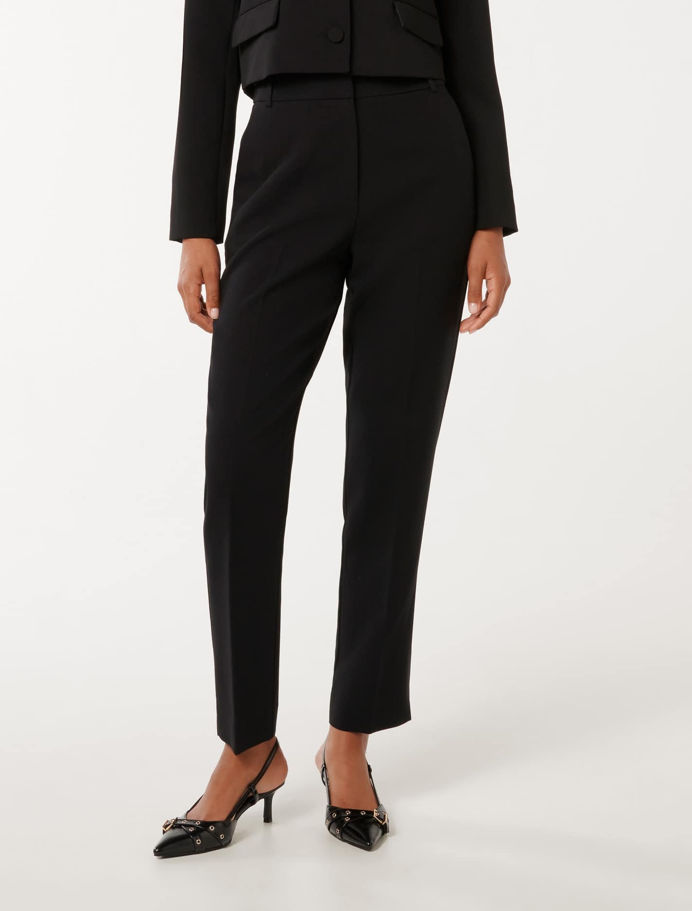 Asher Tapered Pants Black Forever New