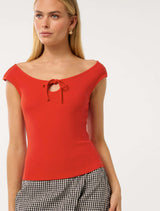 Audrey Tie Front Top Forever New