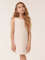 Talia Lace Scallop Teen Shift Dress Forever New