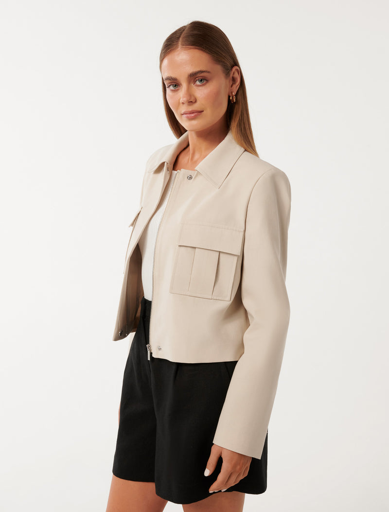 Scarlett Utility Jacket Forever New