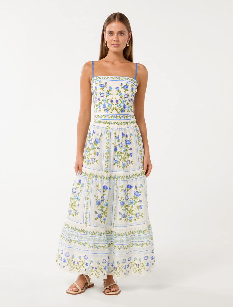 Francine Printed Maxi Skirt Forever New