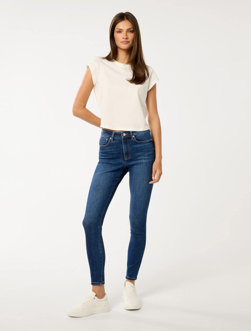 Nala Mid-Rise Skinny Jeans Forever New