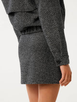 Lennon Textured Mini Skirt Forever New