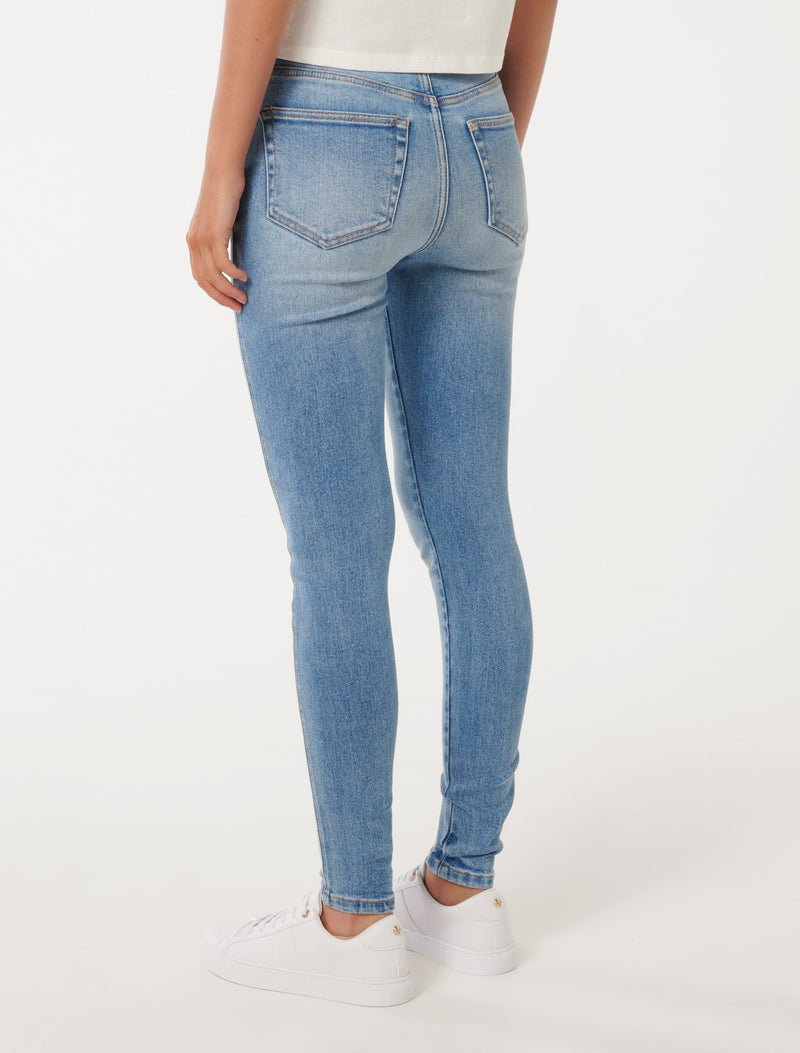 Ashley Mid-Rise Skinny Jeans Forever New