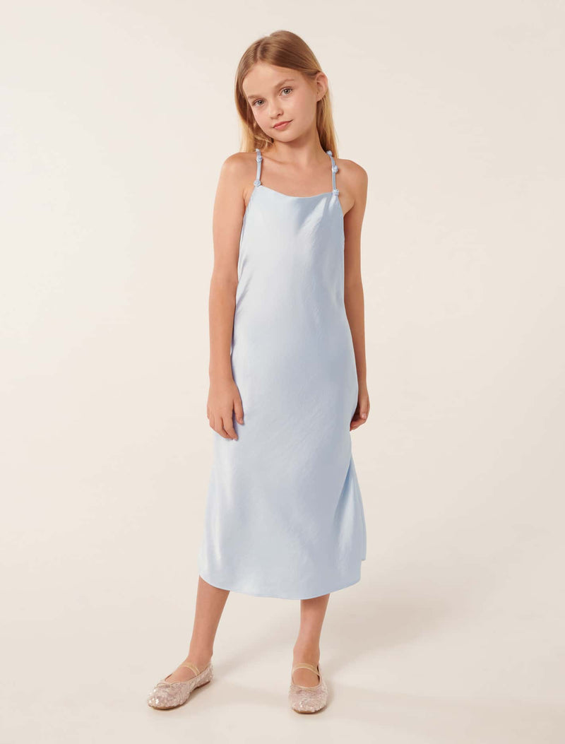 Ava Slip Teen Dress Sorrento Blue Forever New