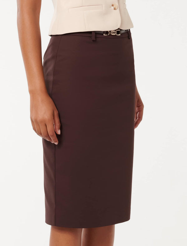 Whitney Pencil Midi Skirt Forever New