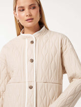 Astrid Quilted Liner Jacket Forever New