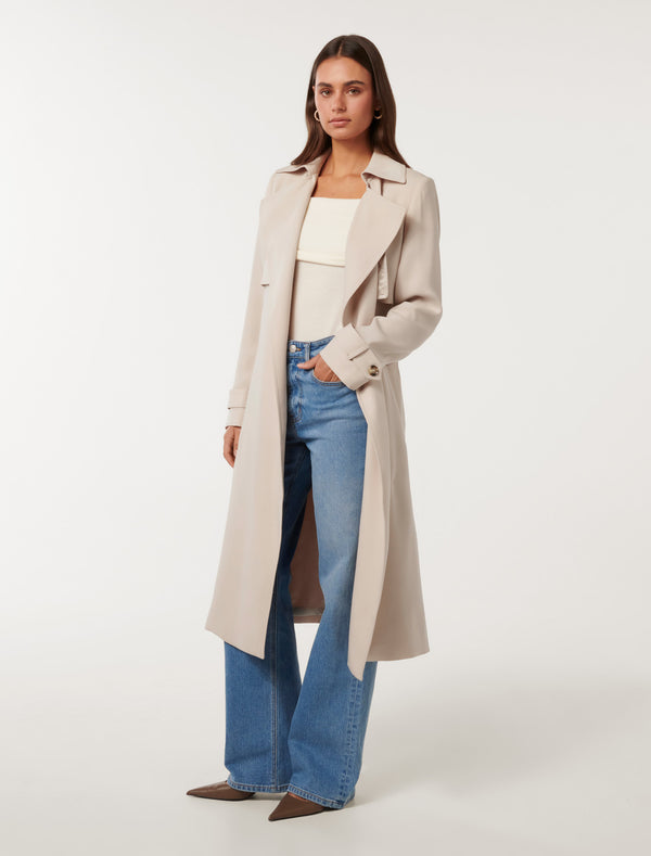 Emma Soft Trench Coat Forever New