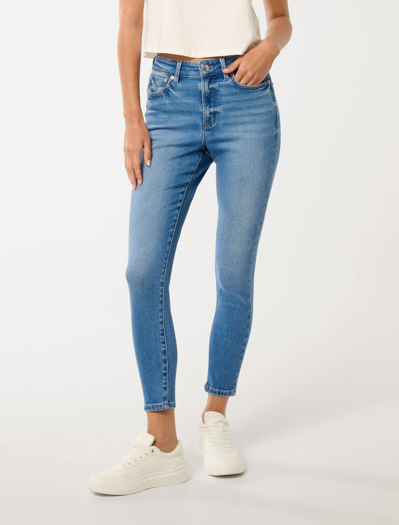 Nala Mid-Rise Skinny Jeans Melrose Arch Forever New