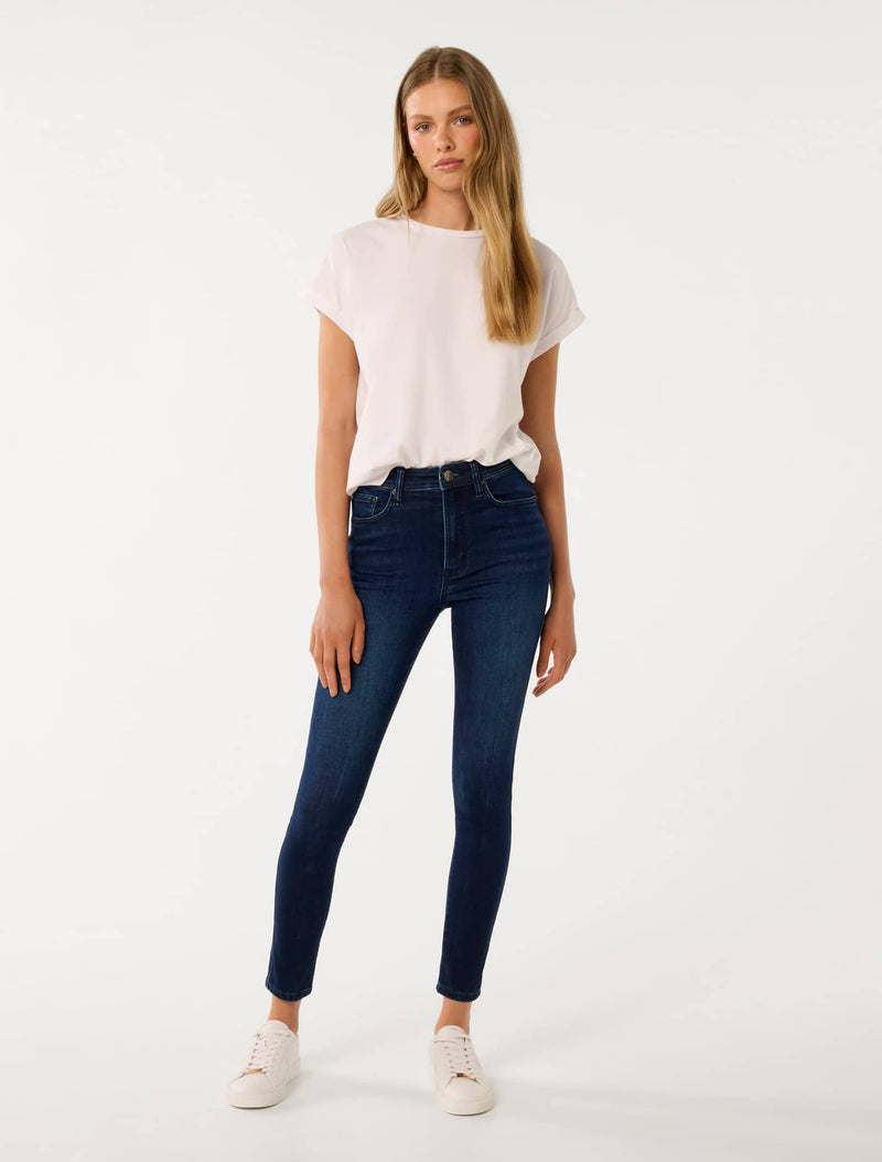 Ashley Mid-Rise Skinny Jeans Forever New