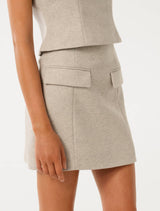 Stevie Twill Mini Skirt Forever New