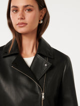 Tina Faux Leather Biker Jacket Forever New