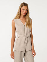 Jackie Zip Waistcoat Forever New