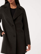 Madi Petite Felled Mid Length Coat Forever New