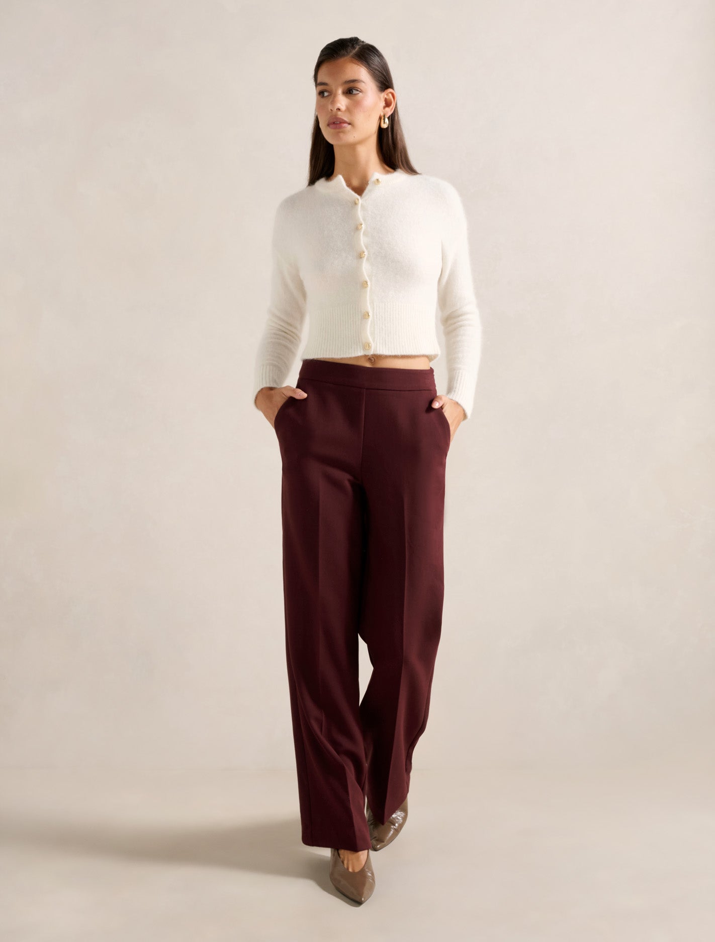 Marissa Wide Leg Pants Shiraz | Forever New