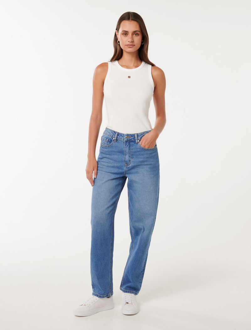 Cindy Barrel Leg Jeans Forever New