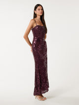 Lucia Strappy Sequin Maxi Dress Forever New