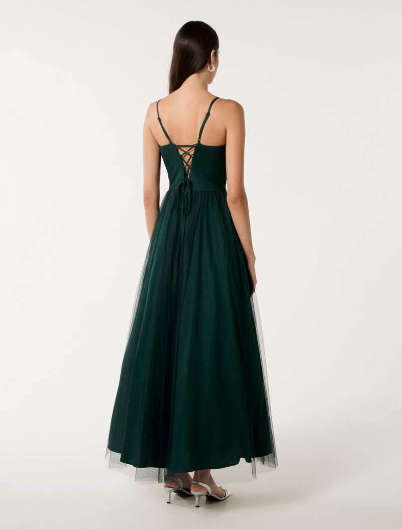 Kaia Tulle Strappy Dress Forever New