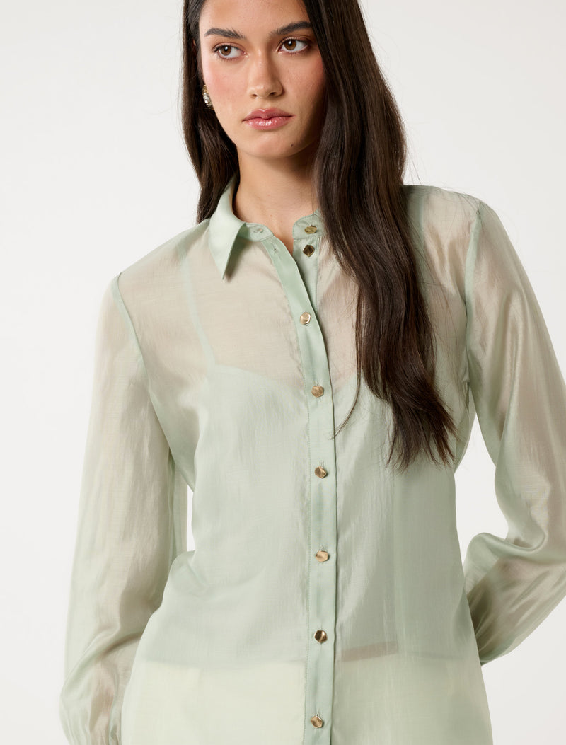 Amber Tie Back Shirt Forever New