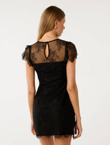 Gia Lace Mini Dress Forever New