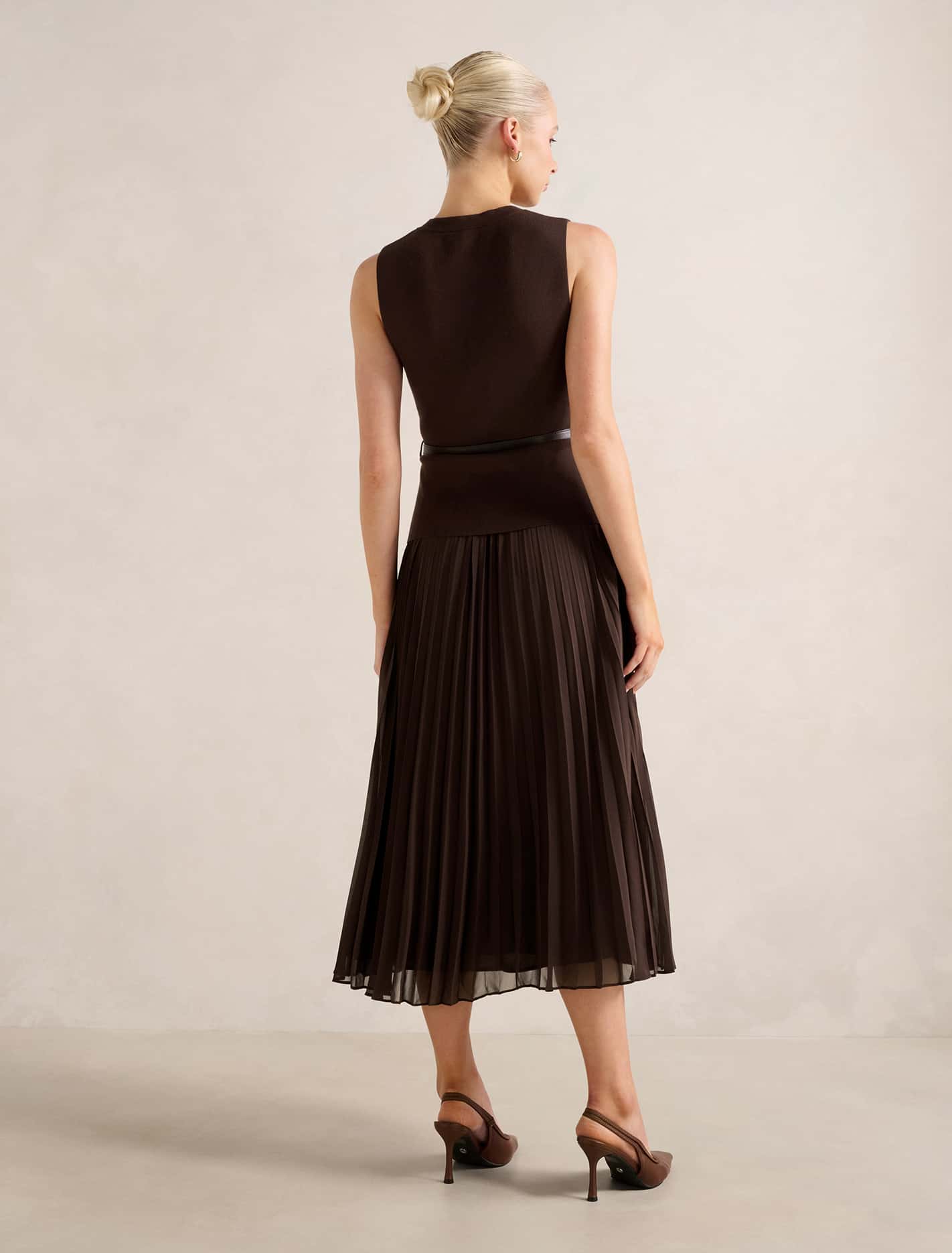 Daphne Waistcoat Knit Midi Dress