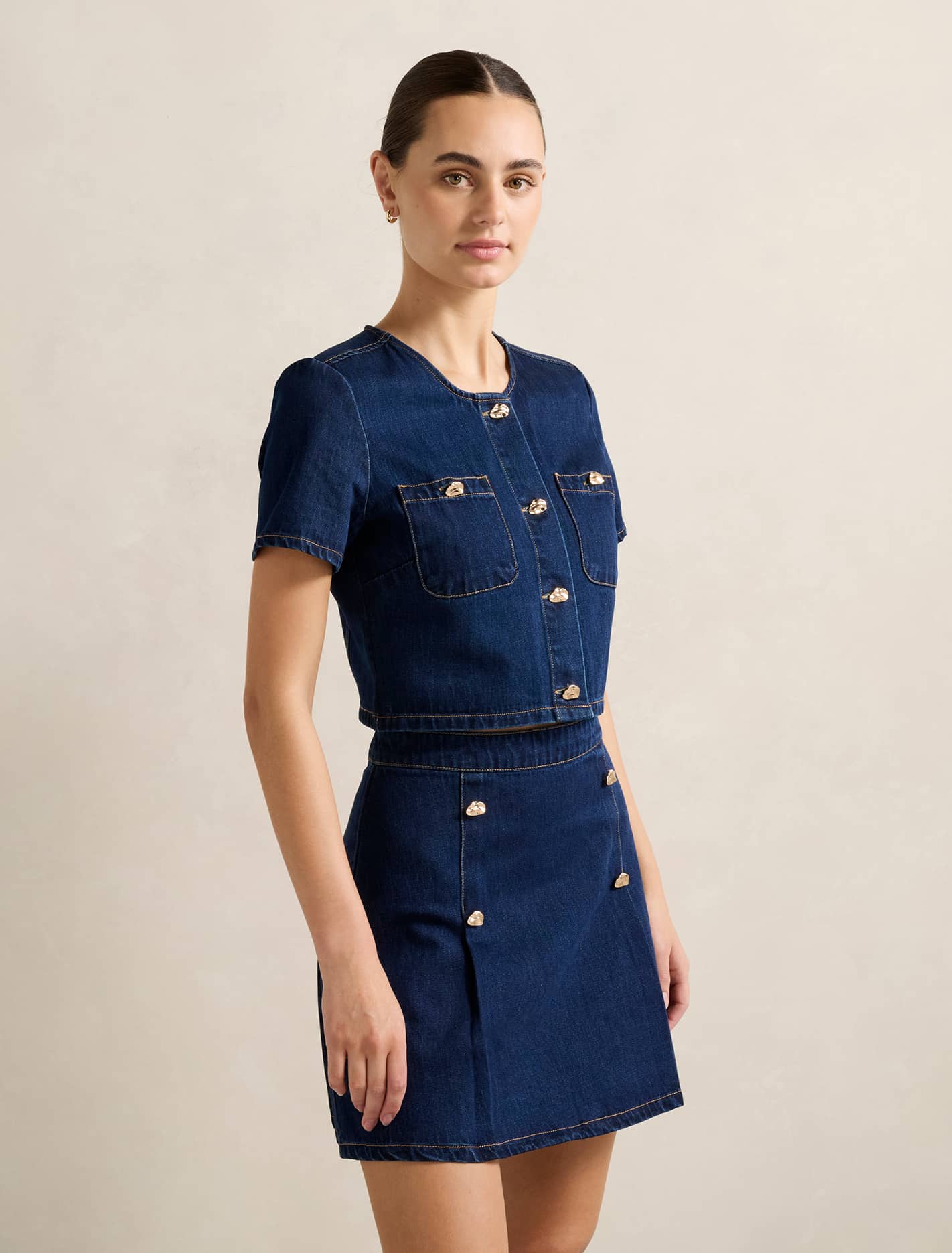 Elise Denim Shirt Forever New