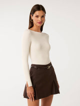 Alaia Knit Rib Top Forever New