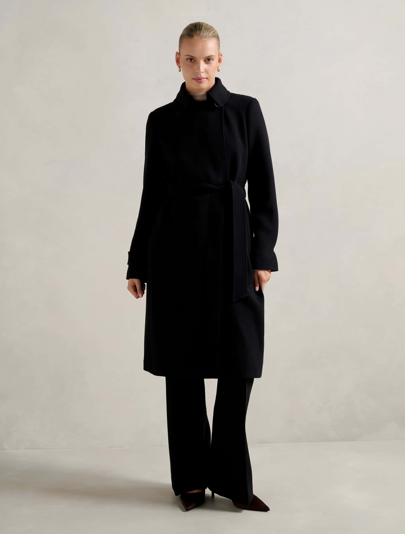Tayla Trench Coat Black Forever New
