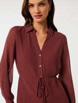 Allegra Tie Belt Shirt Forever New