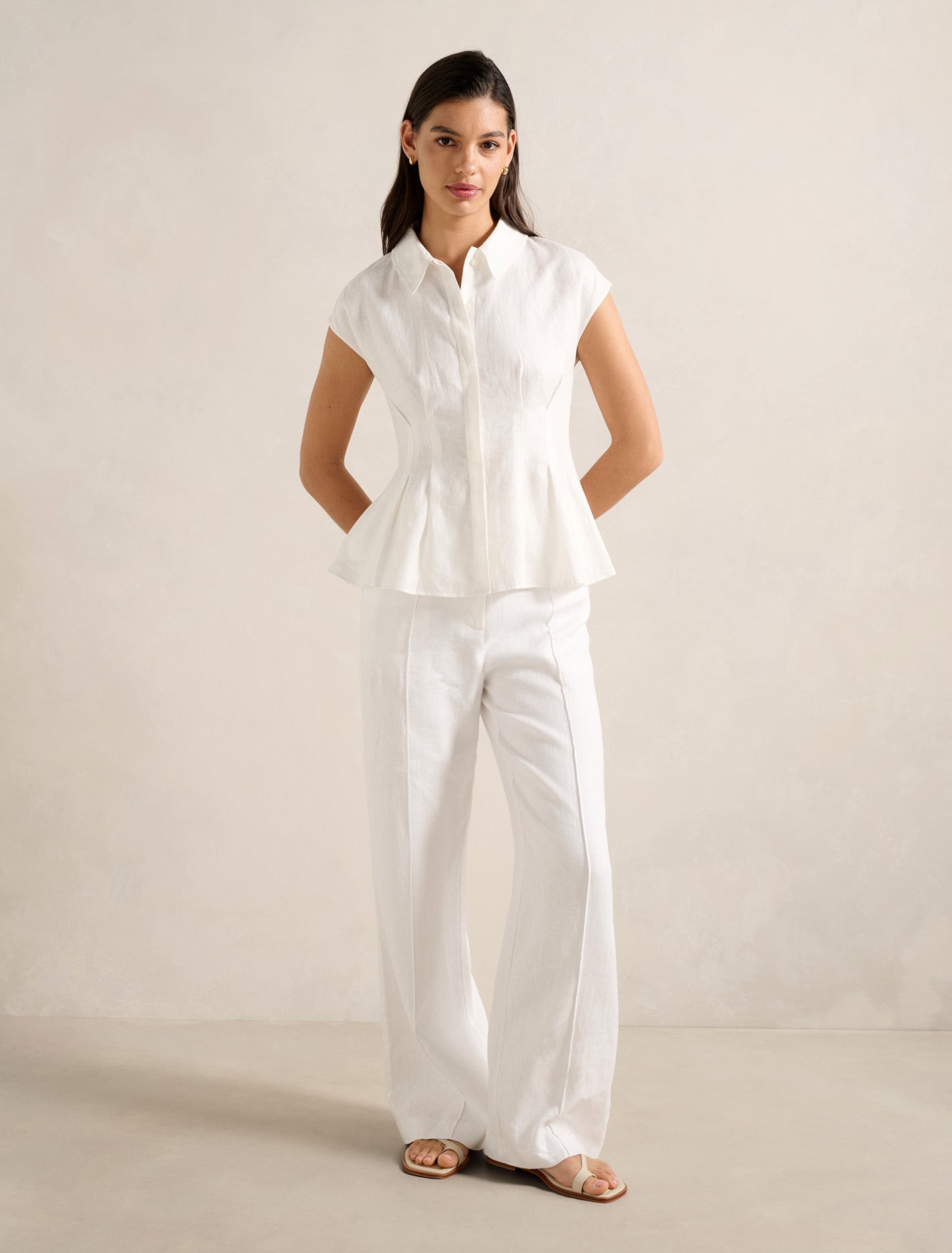 Carina Pleated Shirt Forever New