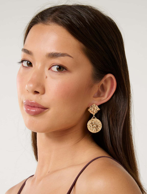 Signature Carmen Coin Earrings Forever New