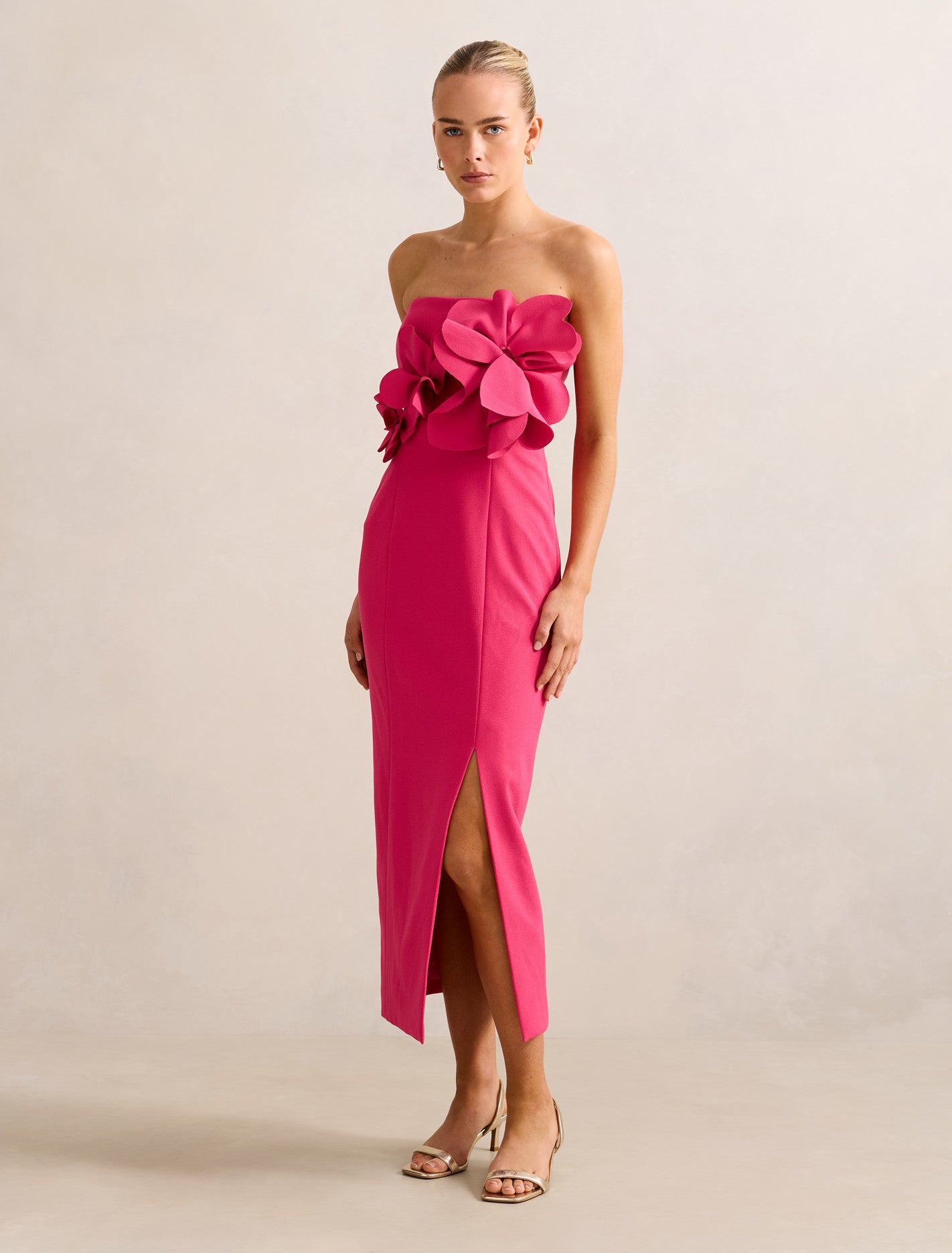 Tessa Flower Midi Dress Forever New