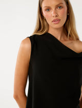 Ivy Cowl Neck Top Forever New