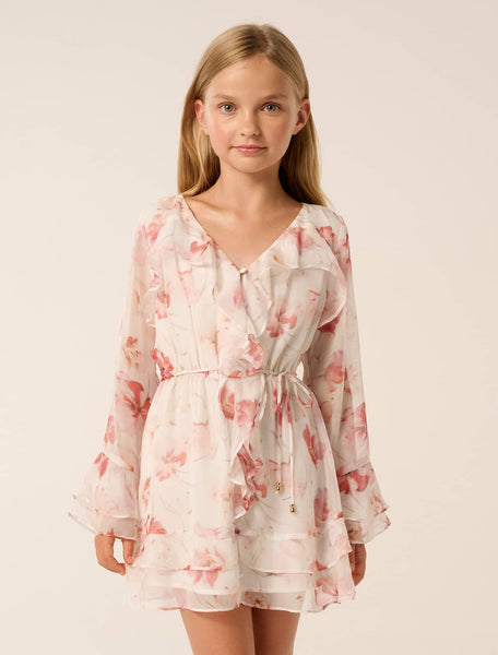 Azalea Teen Frill Mini Dress Valerie Floral | Forever New