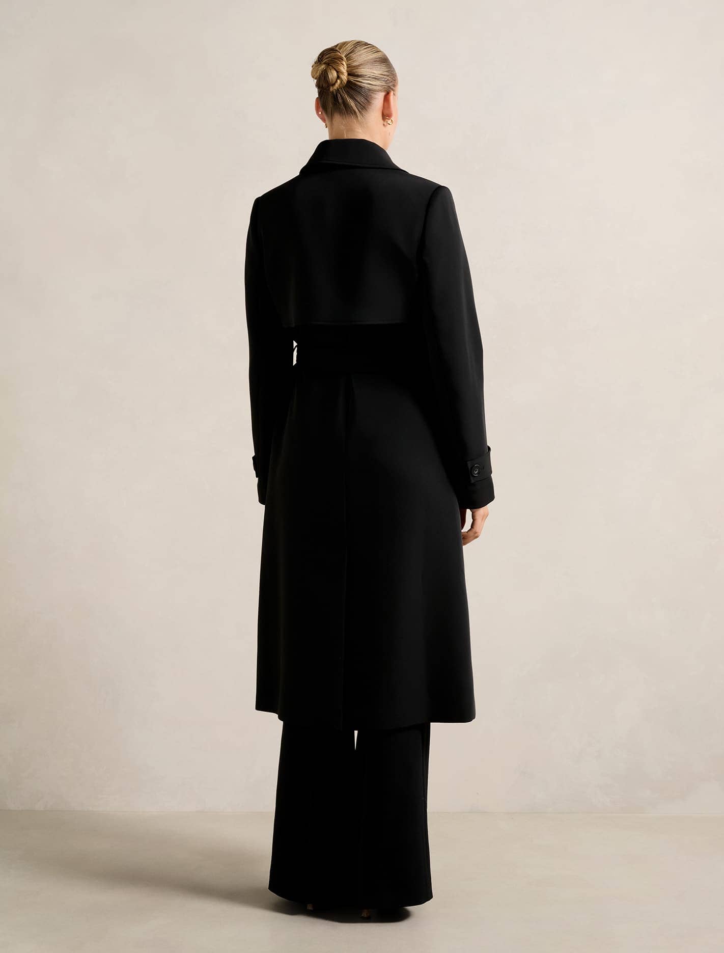 Delilah Soft Trench Coat Black | Forever New