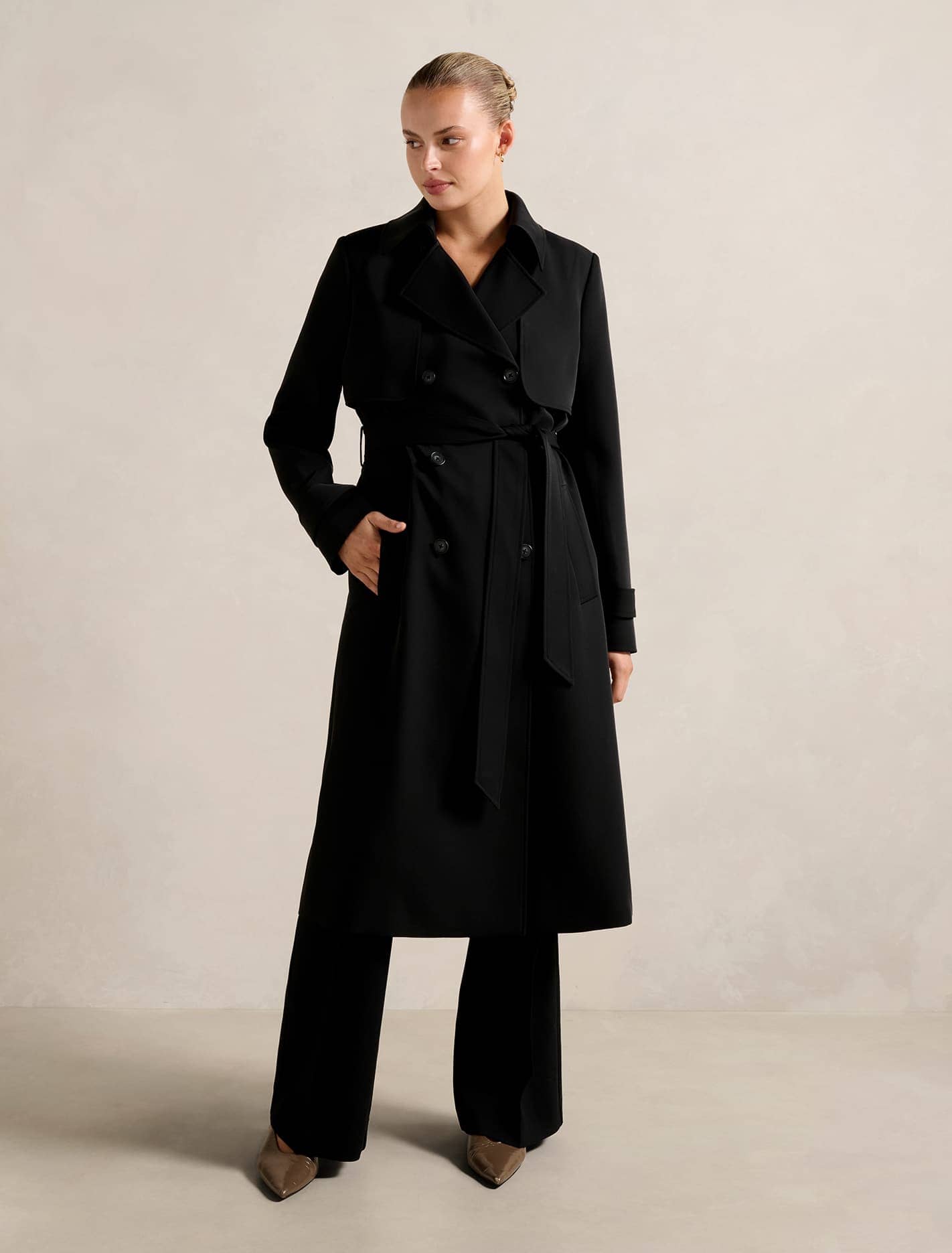 値下げ　24SS todayful Twill Trench Coat 38 TODAYFUL（トゥデイフル）の「TODAYFUL Twill Trench Coat ツイル