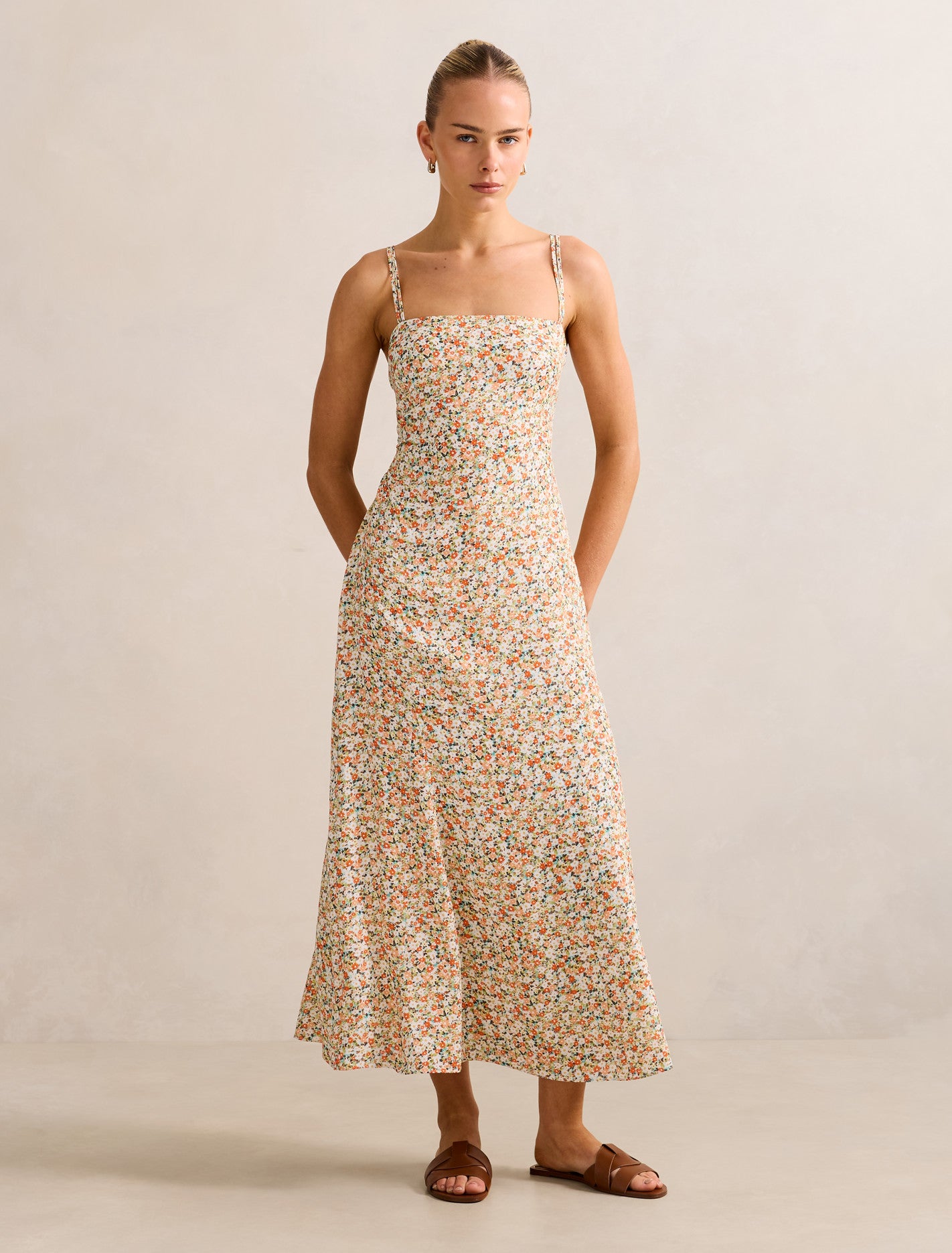Georgina Strappy Midi Dress