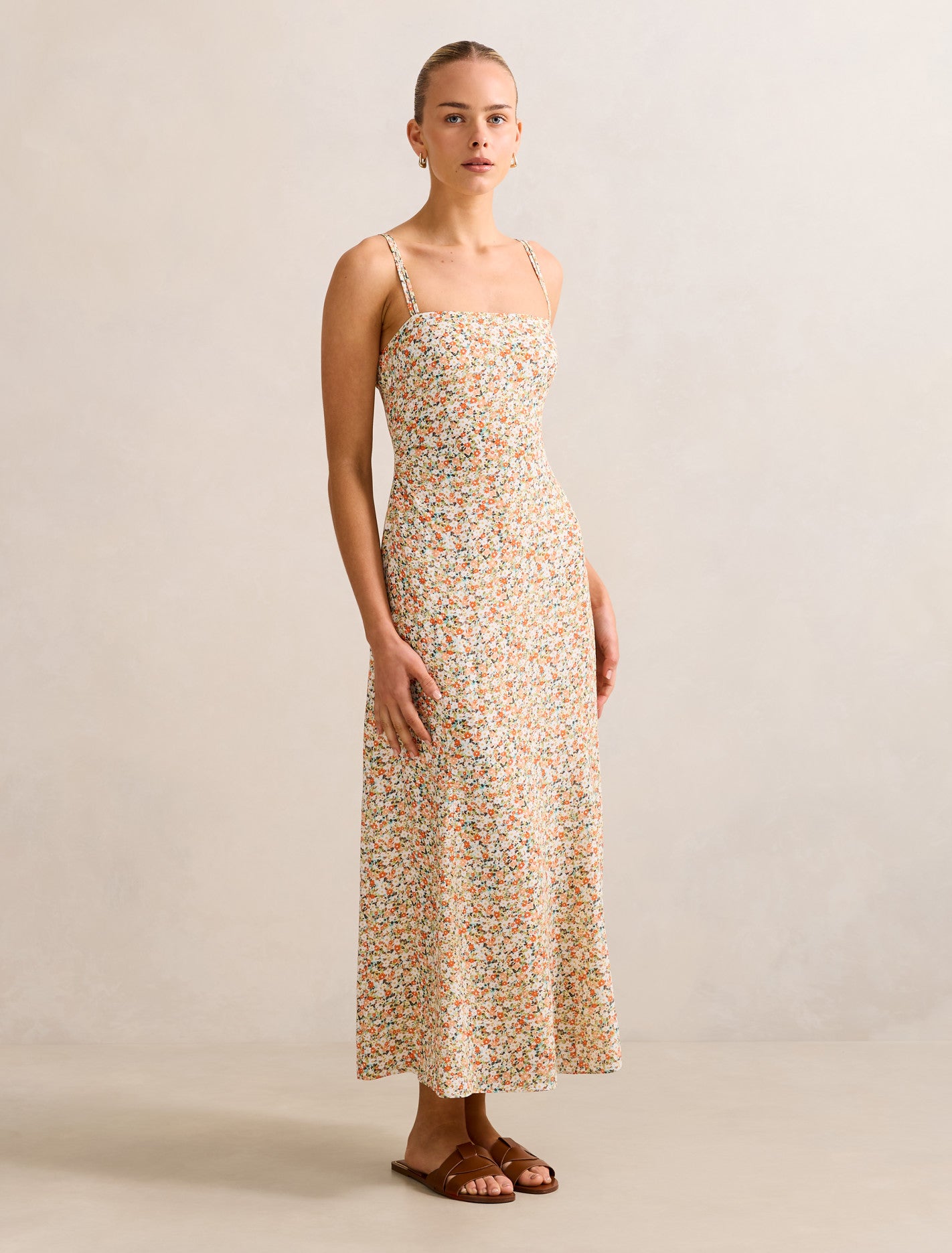 Georgina Strappy Midi Dress