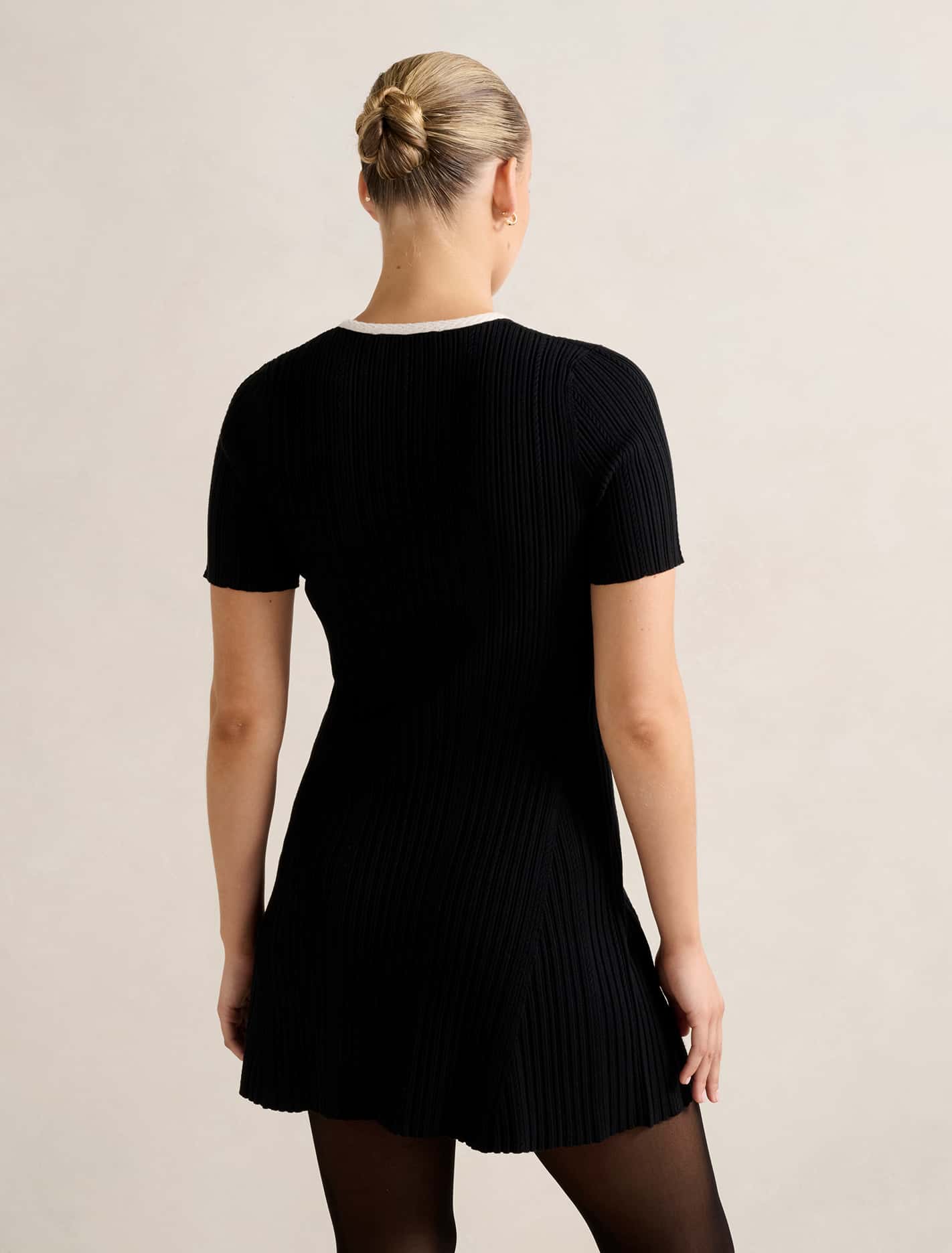 Brielle Short Sleeve Knit Mini Dress Forever New