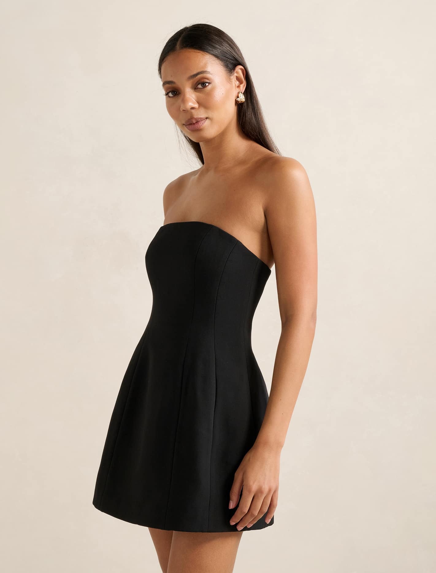 Tahlie Strapless Mini Dress Forever New