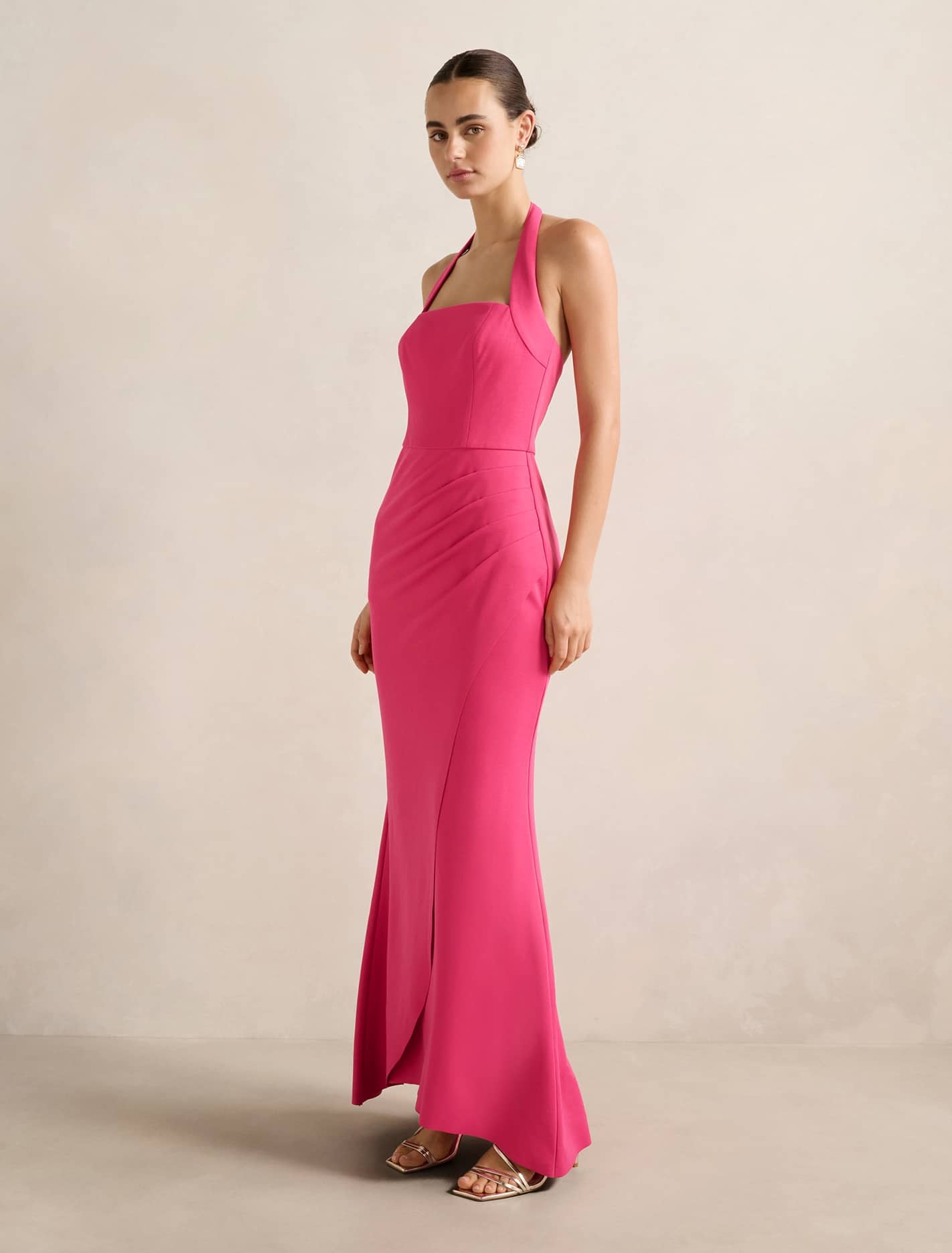 Willow Halter Wrap Maxi Dress Forever New