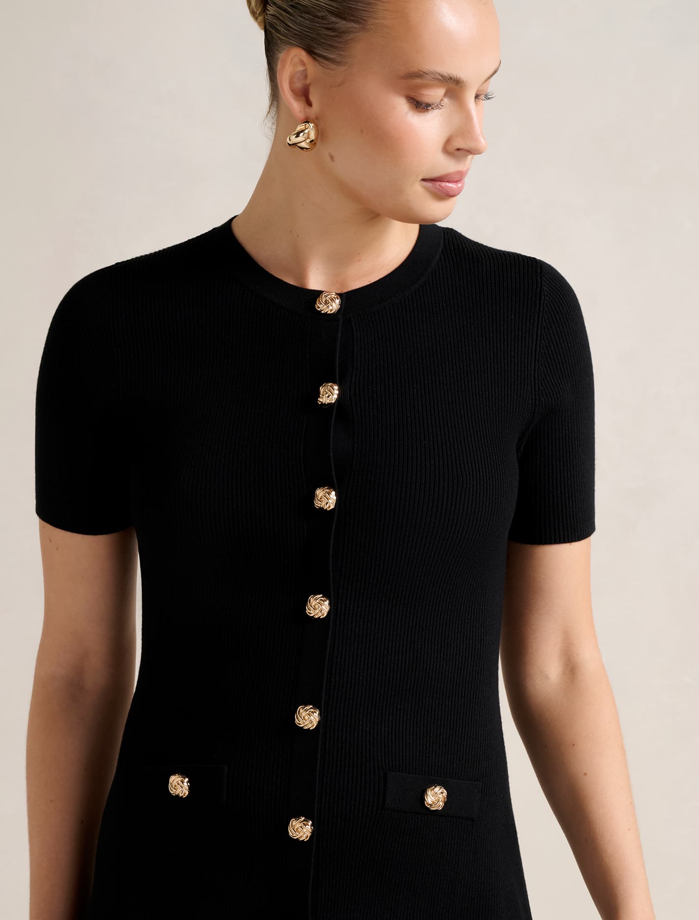 Mallory Knitted Mini Dress Forever New
