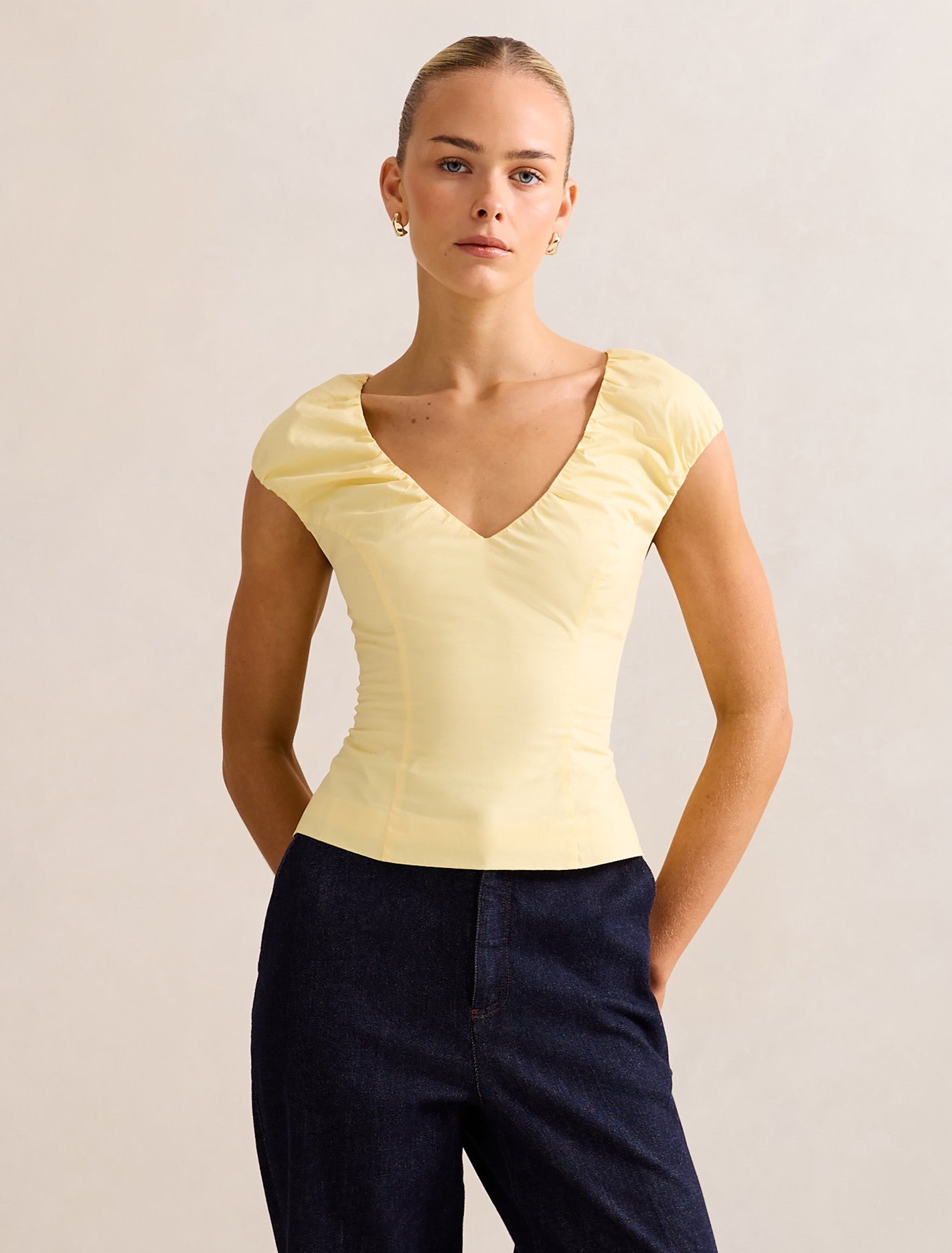 Mira V Neck Top